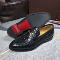 Nouveaux Mocassins Penny Homme 2026 en Cuir Gaufré Crocodile, Chaussures Classiques à Enfiler Finition Faite Main