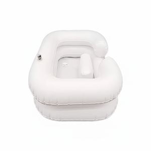 Bassin de lavage de cheveux en plastique médical PVC en gros, bassin de shampooing gonflable - Product Image 1