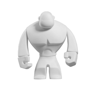 Figura de Vinilo Blanca Kawaii de 9 Pulgadas para Pintar y Proyectos de Diseño Artístico - Product Image 1