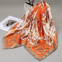 Nouvelle collection printemps-été, écharpes carrées légères et polyvalentes, écharpes traditionnelles pour femmes