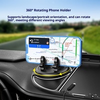 Support de téléphone pour voiture, tapis antidérapant, support multifonctionnel pour tableau de bord, rangement universel, navigation en voiture