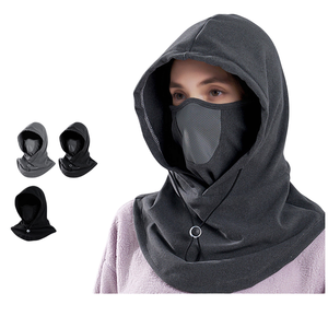 Cagoule d'hiver thermique et coupe-vent pour l'extérieur, cagoule souple, <span class=keywords><strong>masque</strong></span> de cyclisme avec boucles d'oreille pour hommes femmes <span class=keywords><strong>Pollution</strong></span> par temps froid - Product Image 2