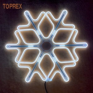 Hopping Mall decor <span class=keywords><strong>2023</strong></span> LED Luz de copo de nieve grande adornos colgantes - Product Image 3