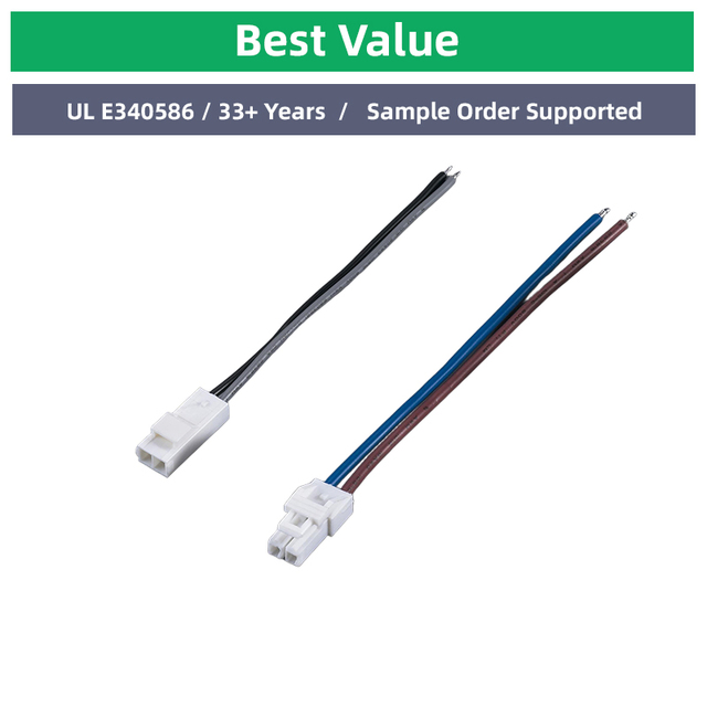 Microwave Wire Harness, Pure Copper, PVC Overmolded, UV Resistant, IPC-620 Standard, for Light Bar, 20AWG, Single Conductor