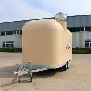 Food Truck, Rimorchio per <span class=keywords><strong>Catering</strong></span> Mobile, Completamente Attrezzato, Carretti Mobili per Birra, Gelato e Caffè da Esterno, Rimorchi per Alimenti Completamente Equipaggiati - Product Image 3