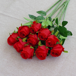 Roses artificielles bulgares à tige unique en gros, fleurs artificielles élégantes pour la photographie, la décoration de la maison et des magasins - Product Image 2