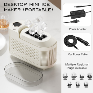 Máquina de hielo en cubitos de escritorio eléctrica certificada CB, <span class=keywords><strong>Mini</strong></span> máquina automática para uso doméstico en hoteles, para coche, agua embotellada de plástico para exteriores - Product Image 3