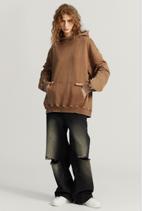 Sudaderas con Capucha Unisex de Corte Regular para Otoño e Invierno, de Algodón Ecológico Grueso, con Cierre, Personalizadas ODM, al por Mayor, Sudaderas con Capucha a la Moda - Product Image 4