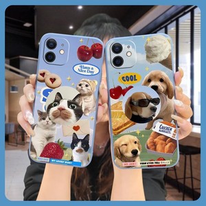 Dễ Thương Mát Phim Hoạt Hình Kính Mát Mèo Trường Hợp Đối Với <span class=keywords><strong>iPhone</strong></span> 15 14 13 12 11 Pro Max Cộng Với Mạ Điện Khung Ins Silicone Mềm Cover Quay Lại - Product Image 2