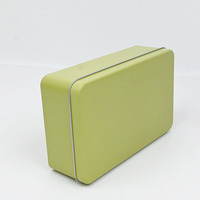 Boîte en étain rectangulaire pour biscuits, gaufrettes croustillantes, gâteau à l'ananas et nougat, emballage cadeau de pâtisserie haut de gamme