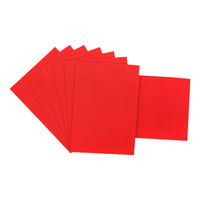 Meistverkaufter Maßgefertigter A4 Chinesischer Roter Karton Doppelseitiges Dickes Rotes Papier für Hochzeitseinladungen Grußkarten Druck Handarbeit