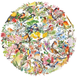 50 autocollants <span class=keywords><strong>aquarelle</strong></span> oiseau et fleur-autocollants nature clairs pour le scrapbooking, la journalisation, <span class=keywords><strong>l</strong></span>'artisanat en résine, la fabrication de cartes - Product Image 6