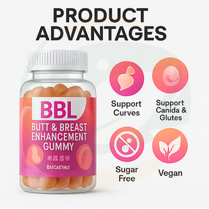 गर्म बिक्री कारखाने अनुकूलित सौंदर्य वृद्धि बट और कूल्हों का विस्तार बैरल गुम्मीज़ आहार पूरक नितंबों की गुम्मस - Product Image 3