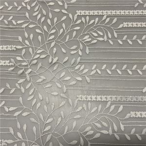 <span class=keywords><strong>Tissu</strong></span> en tulle <span class=keywords><strong>blanc</strong></span> brodé avec fleurs, Design de haute qualité, bon marché, <span class=keywords><strong>tissu</strong></span> décoratif en dentelle - Product Image 1