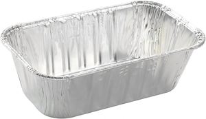 750ml Disposable Aluminum <b>Foil</b> Mini Loaf Pan <b>Container</b> with Plastic Lid Recyclable Food Grade Baking Tray RE216 - Product Image 4