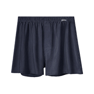 Calzoncillos Boxer a Rayas para Hombre, Ropa Interior Delgada, Transpirable, Suave, Informal y Cómoda para el Hogar, Calzoncillos Boxer Tipo <span class=keywords><strong>Aro</strong></span> para Hombres Adultos - Product Image 6