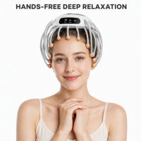 Masseur de tête portable Ysabel Smart Multi Massage Heads, vibrations haute fréquence, thérapie par lumière infrarouge rouge, soulagement de la fatigue