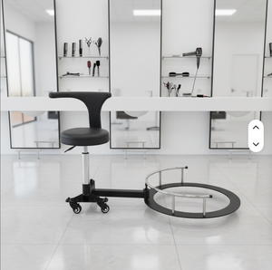 2026 Professional Factory 360° Swivel Hydraulic Stylist Chair Adjustable Swivel Barber Chair <b>Stool</b> for Hairdressing Cutting - Product Image 3