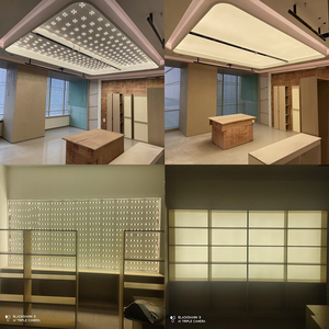 FOXYGEN Wholesale 4011 Film Factory Price Roll Material Stretched PVC Ceiling White Translucent Film Plafond Tendu for House - Product Image 2