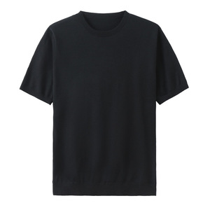 T-shirts <span class=keywords><strong>en</strong></span> coton <span class=keywords><strong>lyocell</strong></span> de tencel de laine mérinos pour hommes T-shirt confortable <span class=keywords><strong>en</strong></span> laine décontracté coupe ajustée - Product Image 6