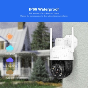 Cámara PTZ SriHome SH041 de 5MP con <span class=keywords><strong>Zoom</strong></span> 20X, Seguimiento Automático por IA, Resistente al Agua IP66, Sistema de Cámara de Seguridad Wifi de Doble Banda 2.4G 5G - Product Image 2