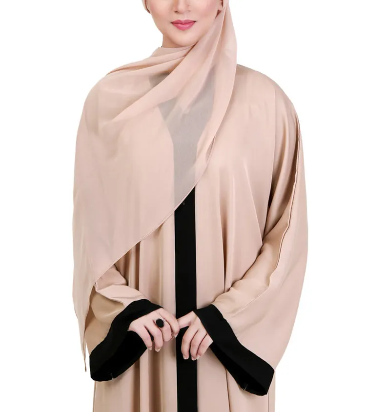 Venda Gravata de cabeça respirável para mulheres, tecido voile de medina hijab