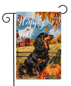 Bandera de jardín de sublimación con soporte de doble cara de otoño y Acción de Gracias personalizada barata - Product Image 5