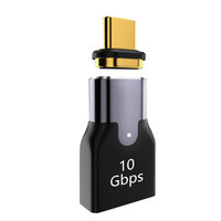 Grosir Pabrik USB A 3.1 perempuan Ke magnetik Tipe C laki-laki 10Gbps adaptor data cepat penutup OTG