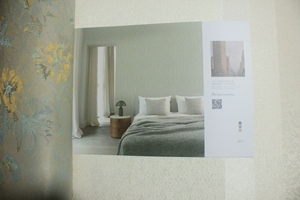 Papel pintado de vinilo de PVC impermeable moderno revestimiento de pared con respaldo de tela ignífuga para decoración del hogar del Hotel apartamentos geométricos - Product Image 4