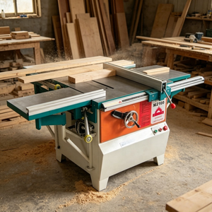 Sierra de Grado Industrial con Mesa Deslizante y Función de Ranurado para un Corte y Fresado Eficientes del Madera - Product Image 1