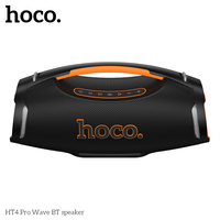 Machine de karaoké HT4 Pro Wave avec 2 microphones sans fil, 370W de puissance de pointe, enceinte de fête à basses profondes, boombox d'extérieur