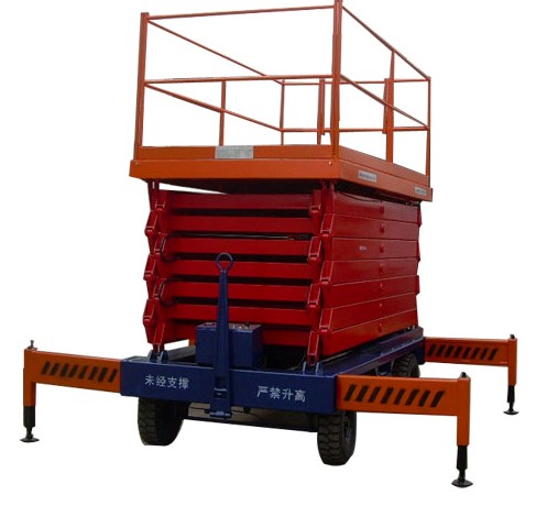 Portable Discount Price Mobile Hydraulic Scissor Lift Electric 4-16m Aerial Lift Work Platform