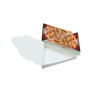 Biểu Tượng Tùy Chỉnh Lát Duy Nhất Sóng Bánh Pizza Hộp Giấy Bền Chất Liệu Với Dập Nổi Đóng Dấu Thiết Kế Cho Nhấy-đi Bao Bì Thực Phẩm - Product Image 6