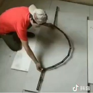 Camp Nou Universal Folding Twelve Fold Ruler Aluminum Alloy For Tile Laying Leveling Craftsmanship Tool - Product Image 3