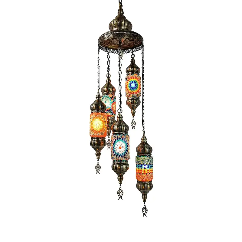 Новое поступление, традиционная мозаичная лампа, Турецкая разноцветная мозаичная стеклянная Подвесная лампа для ресторана
