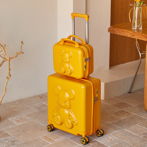 Valigia <span class=keywords><strong>per</strong></span> Studenti in ABS di Grande Capacità, Set di Bagagli Trolley da 14 e 18 Pollici <span class=keywords><strong>per</strong></span> <span class=keywords><strong>Bambini</strong></span> - Product Image 5