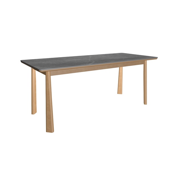 Modern Home Furniture 6 Seater Wooden Rectangle Dining Table Set Sturdy Large