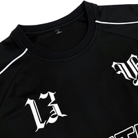 Camiseta de Fútbol Retro con Cuello Redondo, Sublimada, Personalizada con Parches, Estilo Urbano, Unisex, 100% Poliéster, Secado Rápido y Transpirable