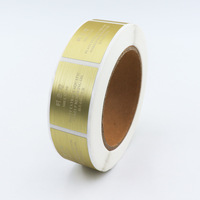 Étiquette imprimée autocollante en vinyle pour bouteille, étiquette de marque pour poudre lyophilisée, étiquette transparente pour flacon de soin de la peau, étui pour poudre lyophilisée