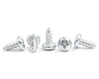 Vis autotaraudeuses en acier au carbone zingué M1.2 M1.5 M2-M10 à tête cruciforme DIN7981