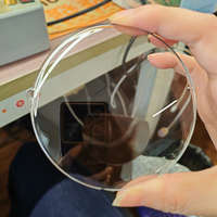 Lentilles optiques plates HC 1.591 PC, protection UV400, blanches, bifocales, diamètre 70 mm, fines, vente chaude en usine