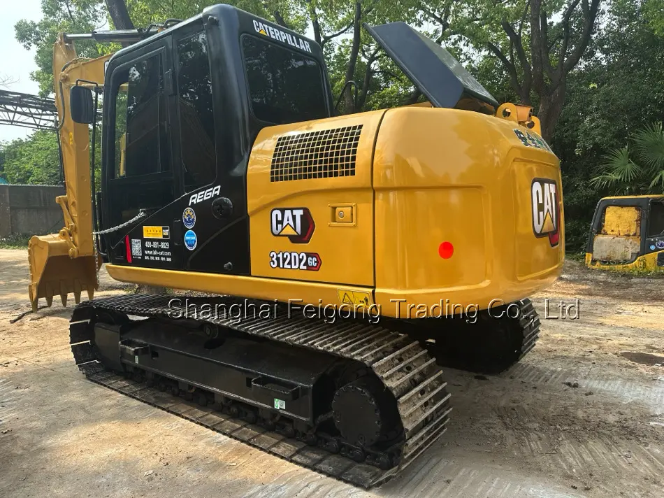 Giá thấp tình trạng tốt Nhật Bản miễn phí vận chuyển 90% New 12 tấn thứ hai tay EPA Crawler Digger Máy sử dụng máy xúc mèo 312d