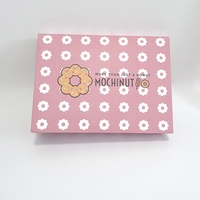 Boîtes à beignets de 12 pouces, imprimées et personnalisées, pour biscuits, pâtisseries, desserts, Mochinut, chocolats, bonbons, tartes, vente en gros