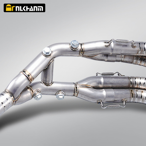 Nuevo Sistema de Escape Completo Modificado de Titanio para Motocicleta, Doble Salida, Tubo Delantero, Modificación/Actualización S1000R 21-24 - Product Image 3