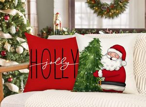 Fábrica al por mayor personalizado Juego <span class=keywords><strong>de</strong></span> 4 Feliz <span class=keywords><strong>Navidad</strong></span> Holly Jolly Santa Claus muñeco <span class=keywords><strong>de</strong></span> nieve cojín <span class=keywords><strong>funda</strong></span> <span class=keywords><strong>de</strong></span> almohada para sofá habitación cama - Product Image 5