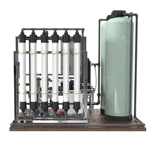 1000L/H Ultrafiltratie Systeem Voor River Water Zeewater Zuivering, met Cip Ceb Industriële En Grijs Water Recycling Uf Plant