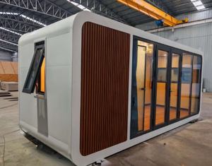 Cabaña Prefabricada Moderna y Transpirable de Acero Tipo Apple, para Glamping <span class=keywords><strong>al</strong></span> Aire Libre, Alojamiento, Villa, Almacén, Oficina, Casa Contenedor, Baño - Product Image 4