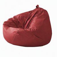 Fauteuil inclinable moderne en forme de poire avec tissu PVC 600D, design une place pour usage extérieur par enfants et adultes