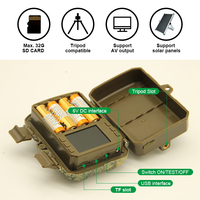 Faune Nature Trail 20MP 1080P Extérieur Trail Mini Caméra Chasse Piège Sauvage Étanche Piège Caméra pour Faune Moniteur