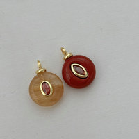 Nouveau design de pendentif en pierre précieuse, bijoux de mode